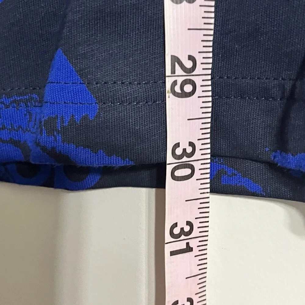 Adidas Essentials Brand love Tee T-shirt Blue & Black‎ Size Medium